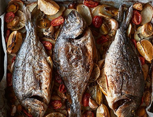 mojarra en el horno